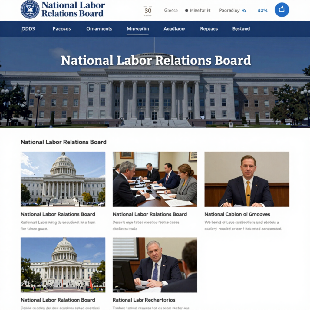 create an image for the NLRB website that visitors can click and access