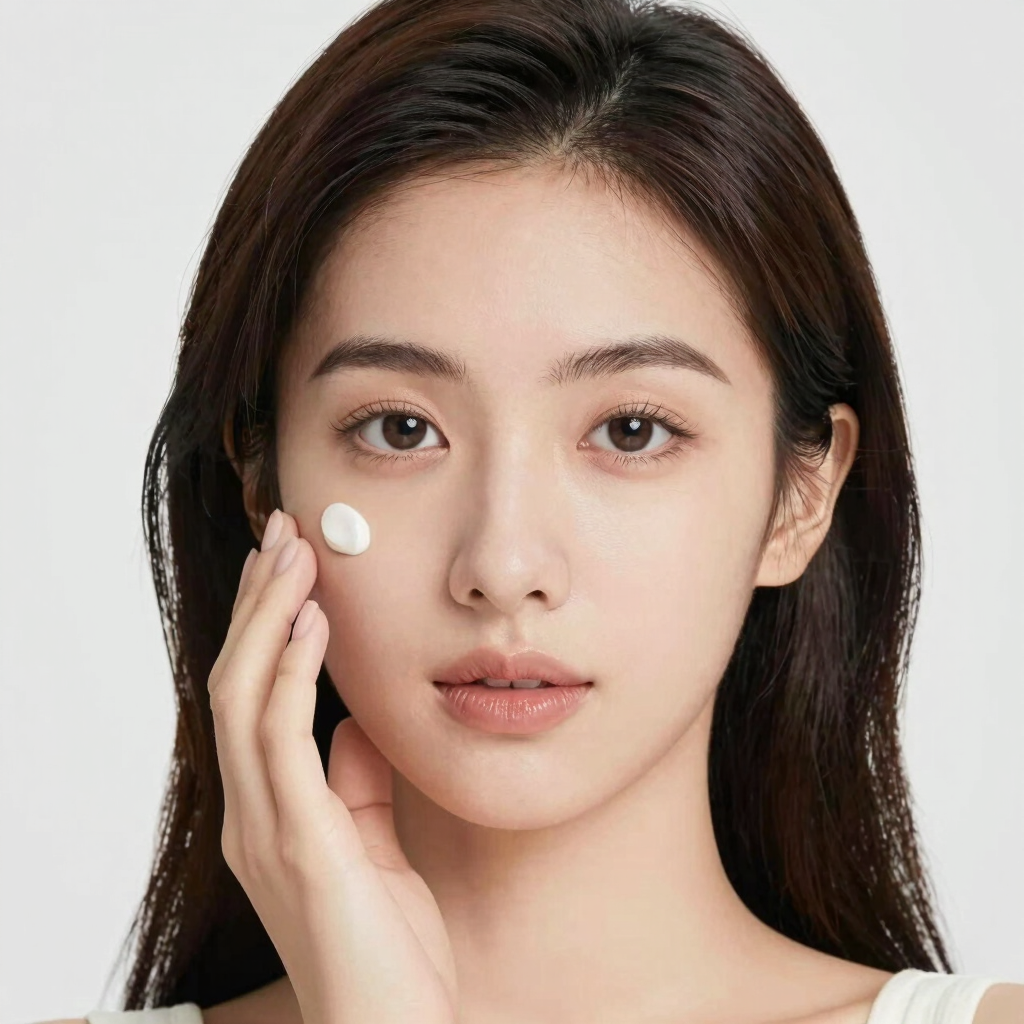 A compact, high-tech body contouring device set against a warm background.