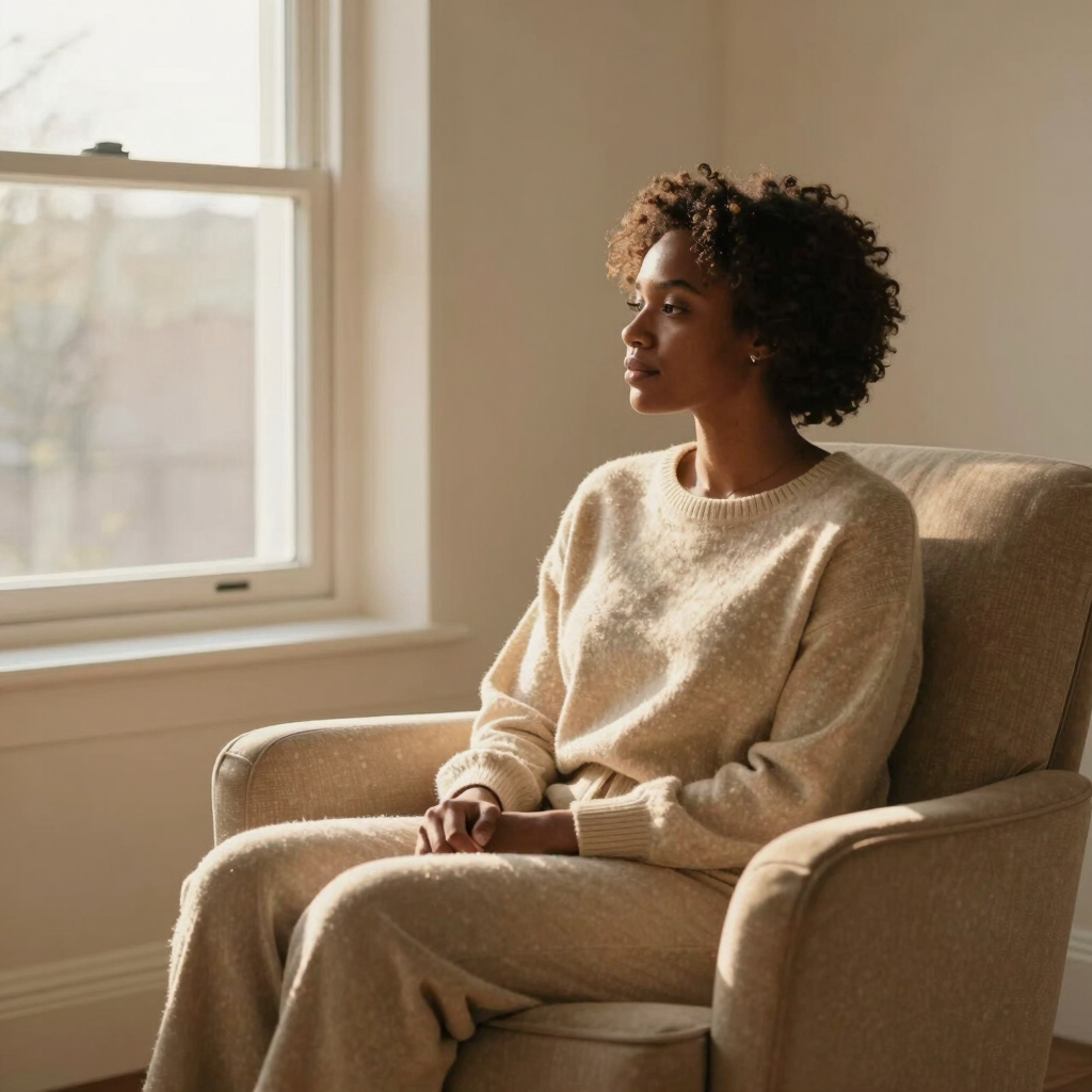 A peaceful outdoor scene symbolizing personal growth and renewal.