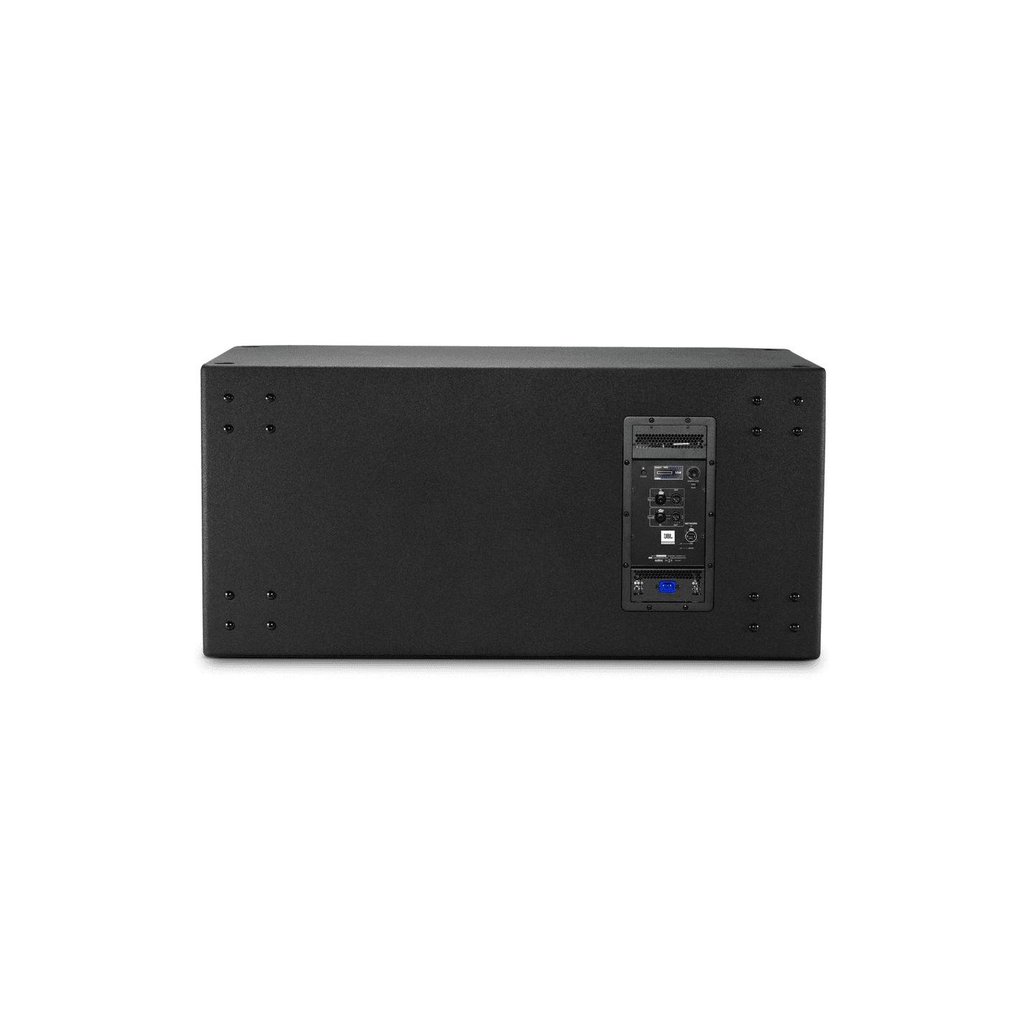 Parte trasera del subwoofer JBL SRX828SP profesional de alquiler