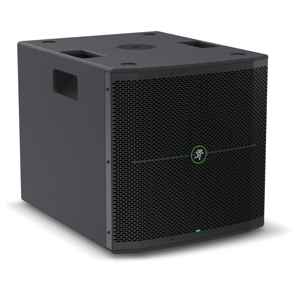 Subwoofer Mackie Thump115S de 15 pulgadas, vista frontal en perspectiva