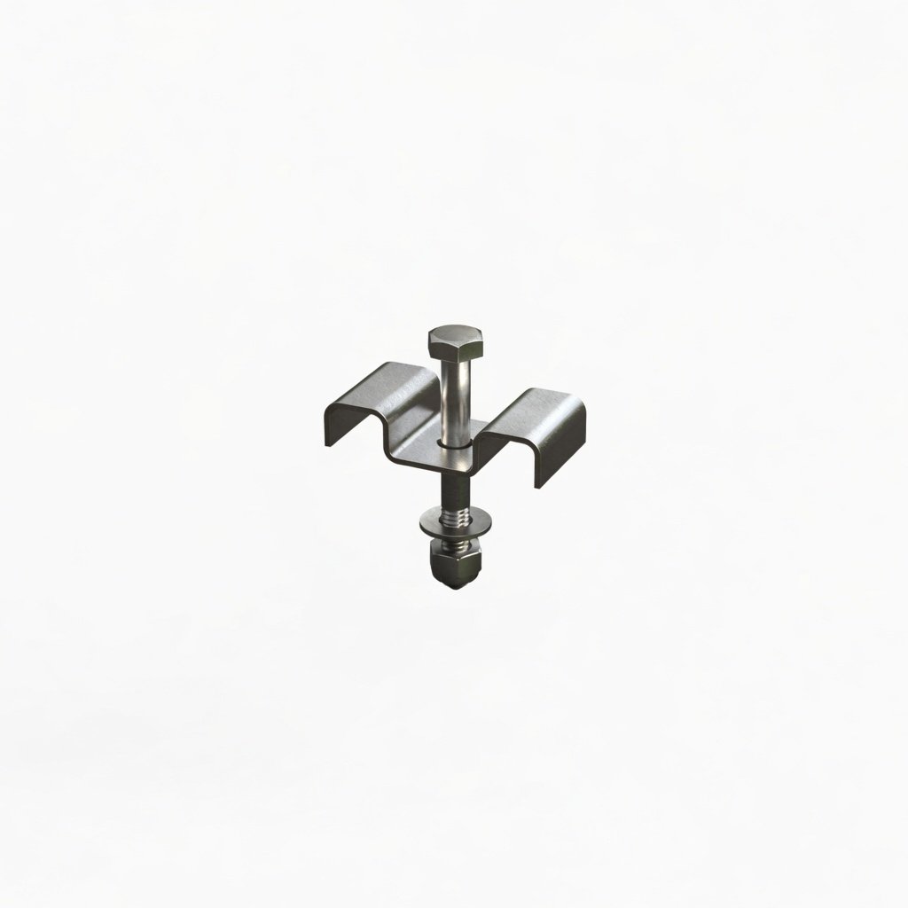 M-clip or Saddle clip for molded grating projects