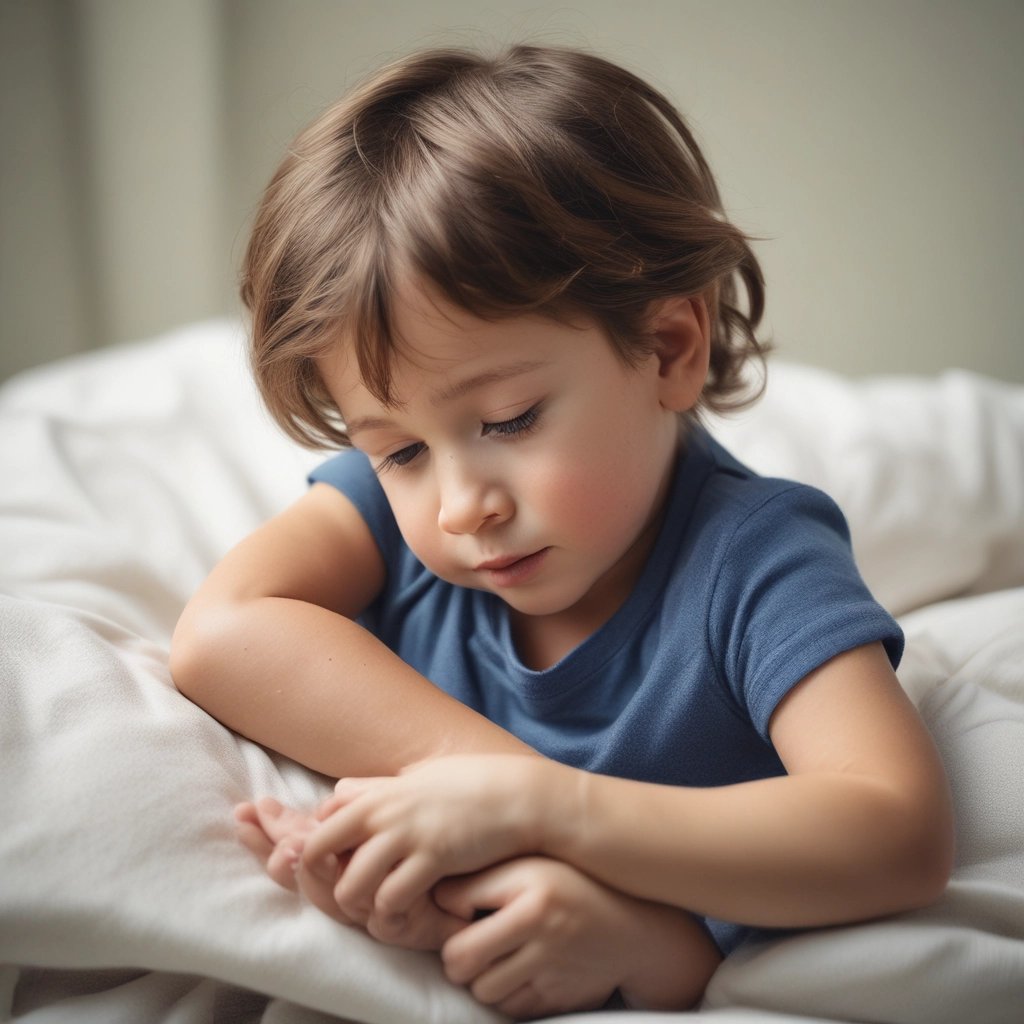 Two individuals are wearing blue protective suits, masks, and goggles in a sterile laboratory environment. One is holding a test tube with an orange cap, while the other holds a digital tablet displaying information. A tray with other test tubes is visible, indicating they are involved in some form of scientific or medical research.