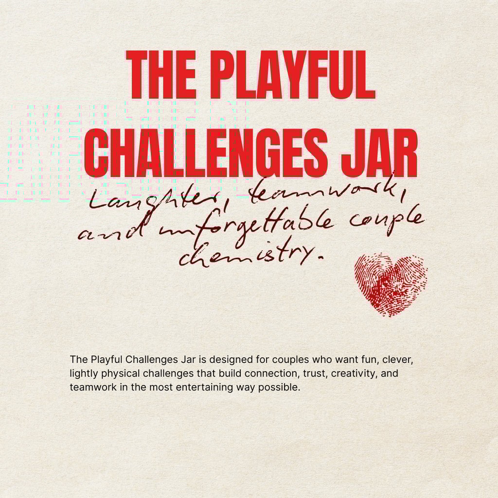The Playful Challenges Jar Printable Couples Game