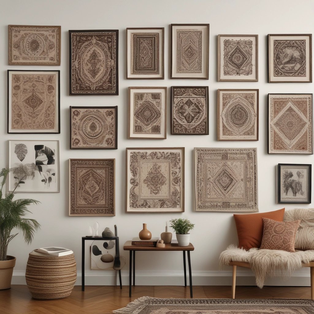 A collage of varied artwork pieces representing different artists gathered for an anthology.