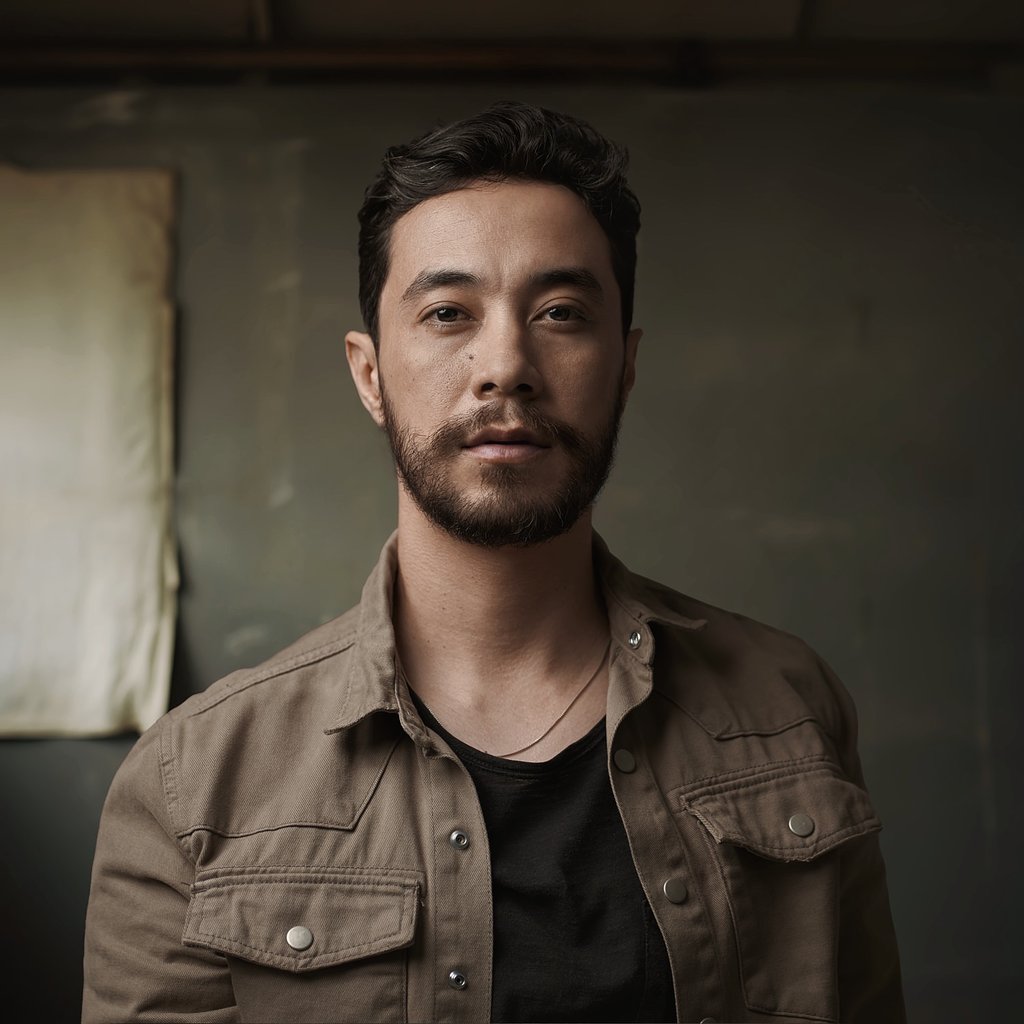 Bruno Fujii Self-portrait.