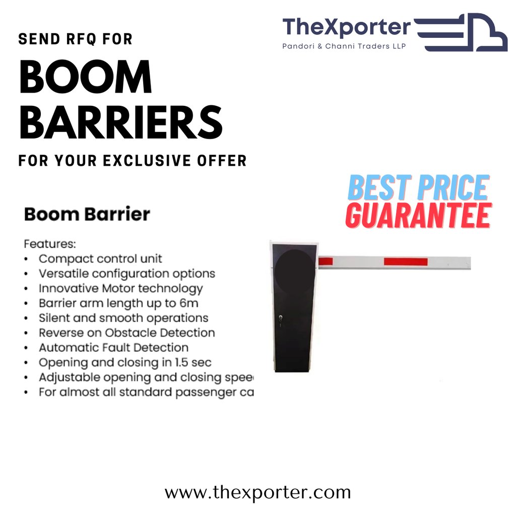 Boom Barriers for parking and traffic management