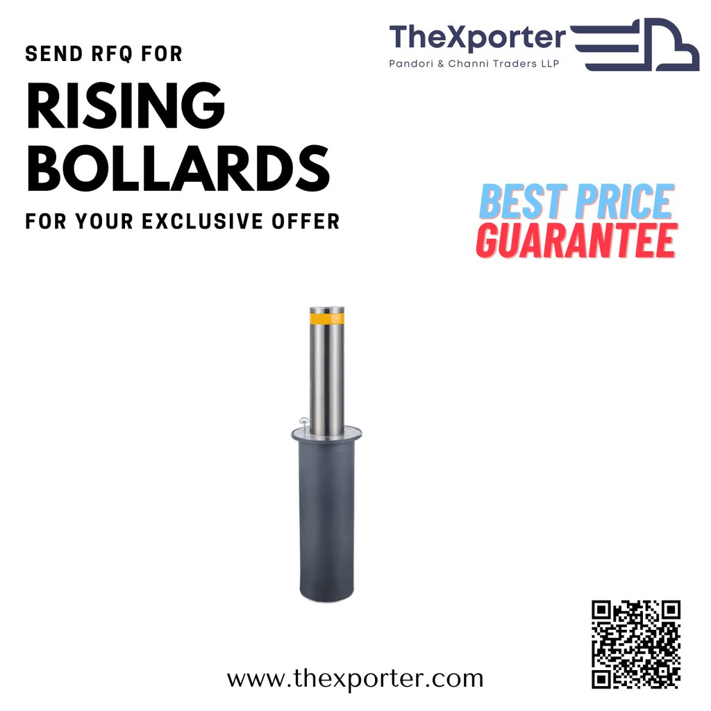 Rising Bollard fixed and hydraullic opion available