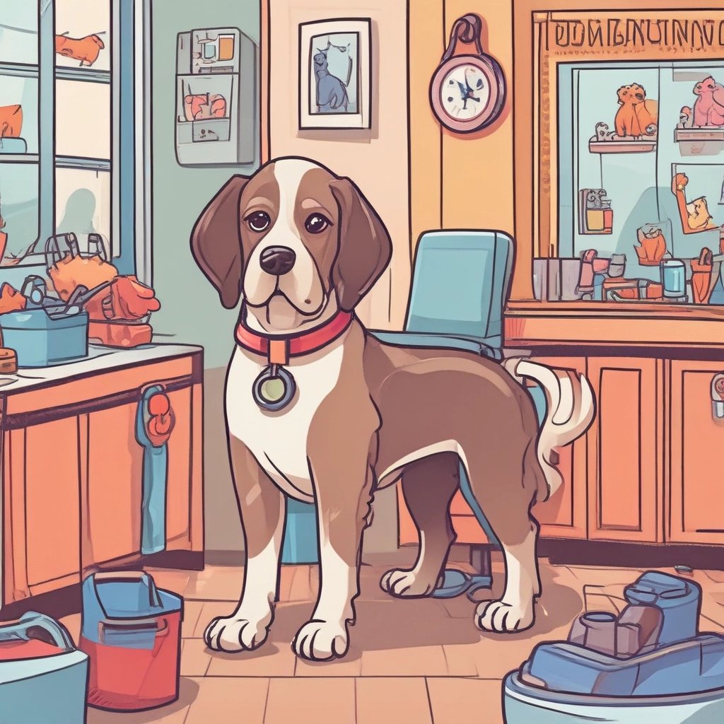 A close-up of a fluffy white dog with big dark eyes and a black nose. The fur appears soft and well-groomed, surrounding the dog's face in gentle waves.