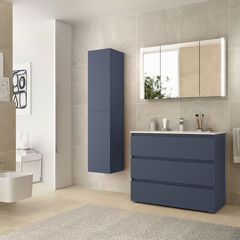 Floor standing bathroom furniture
