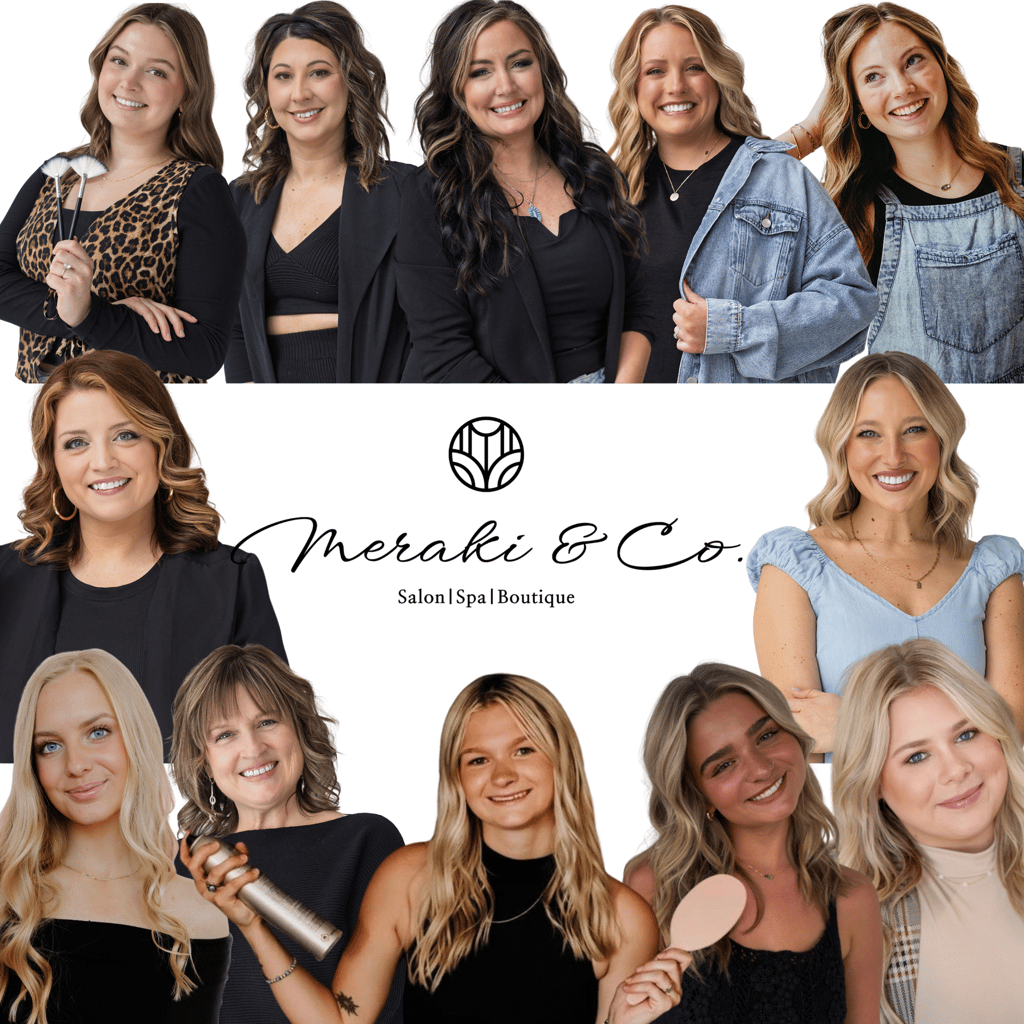 team photo from Meraki and Co salon and spa in greer sc