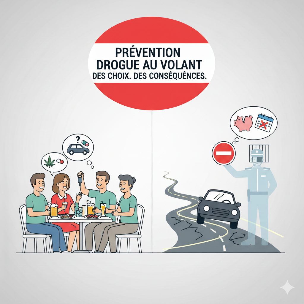 drogue au volant