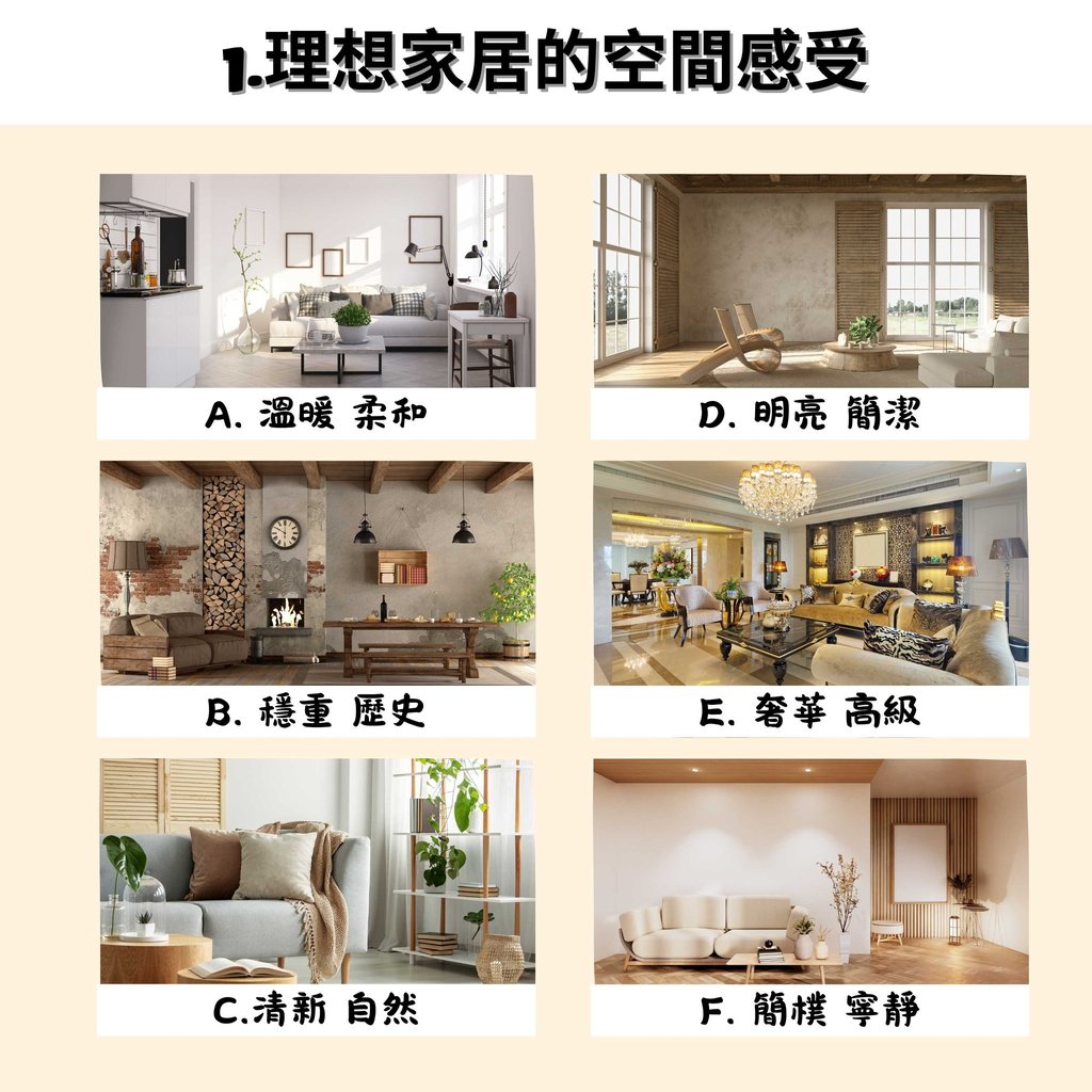 一分鐘找出喜歡的室內風格-裝修配色風格測驗-幻想空間-Fantasy-Space