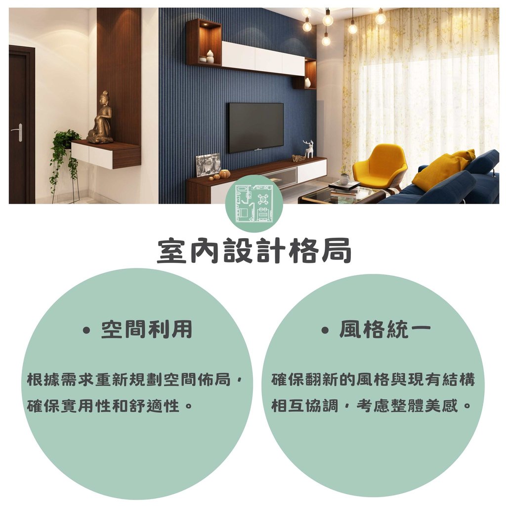 室內設計格局重劃-空間利用與風格統一建議-幻想空間