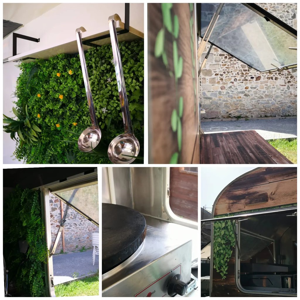 angles de vue de la caravane à crêpes