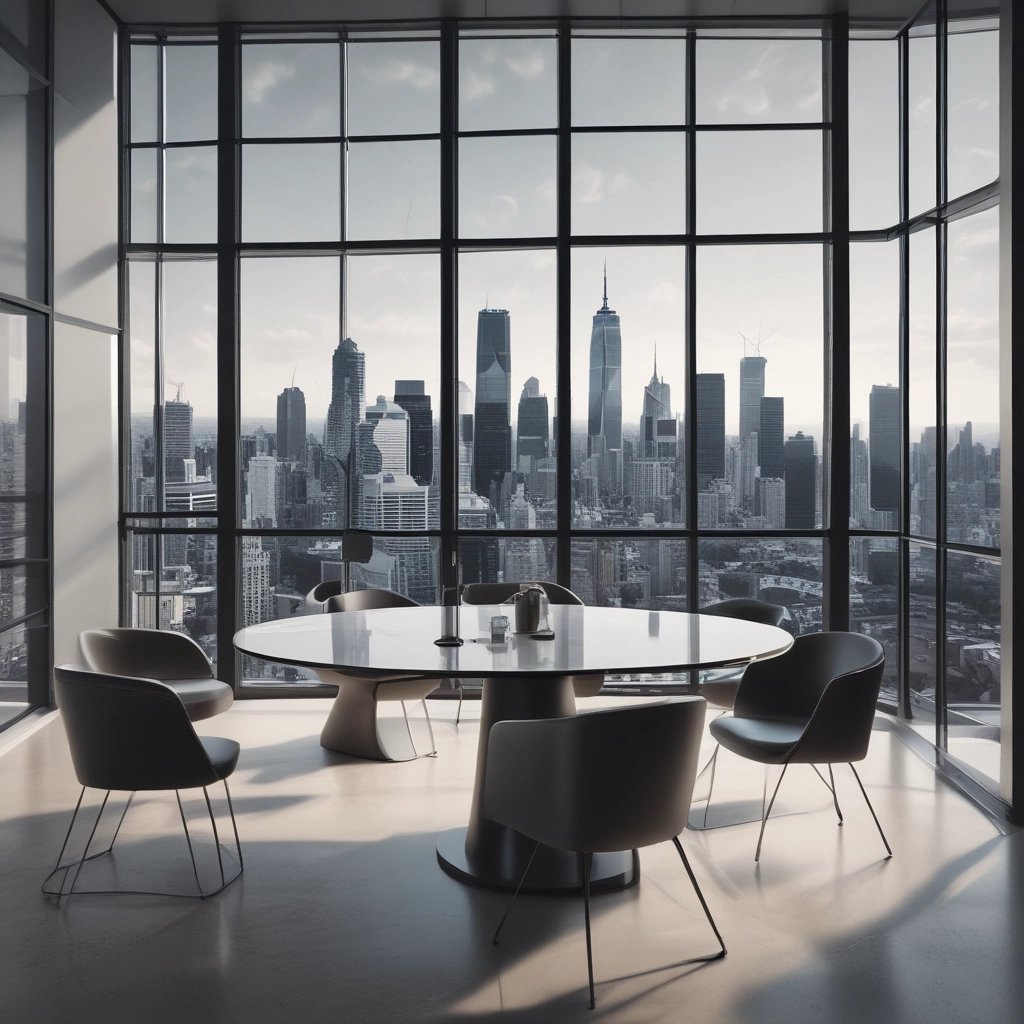 A cozy workspace with a laptop, notebook, and coffee cup symbolizing communication and connection.