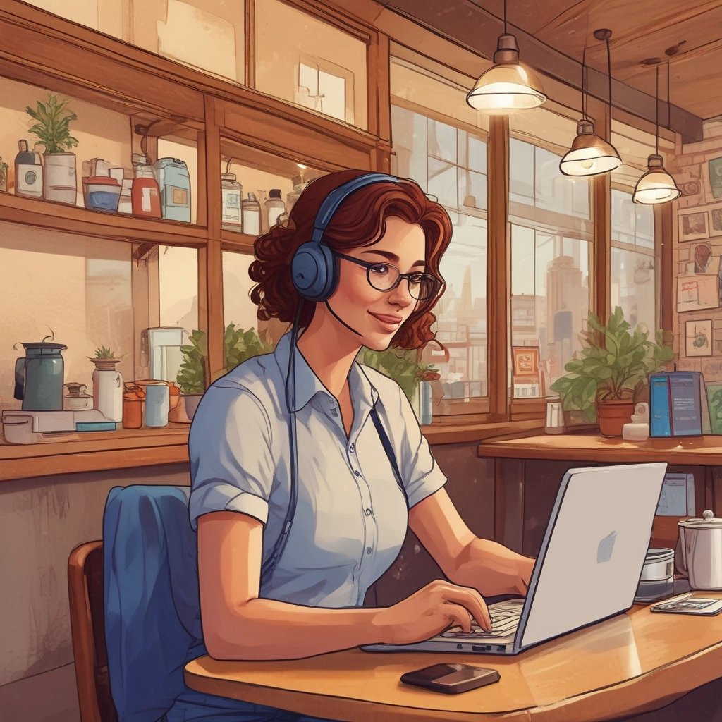 A friendly travel advisor speaking with clients from diverse backgrounds over video call.