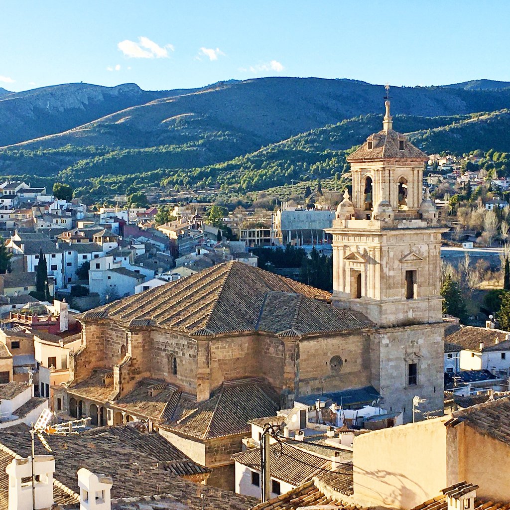 The Church of El Salvador, in Caravaca de la Cruz, an imposing Renaissance temple built between the
