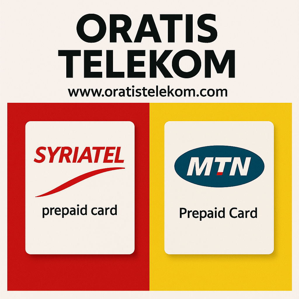 - Syriatel ve MTN Kontörleri - Oratis Telekom