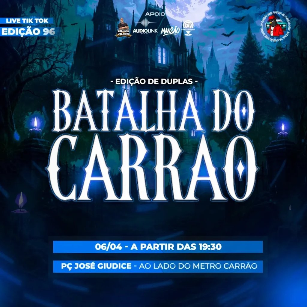 EDIÇÃO DE DUPLAS batalha do carrao