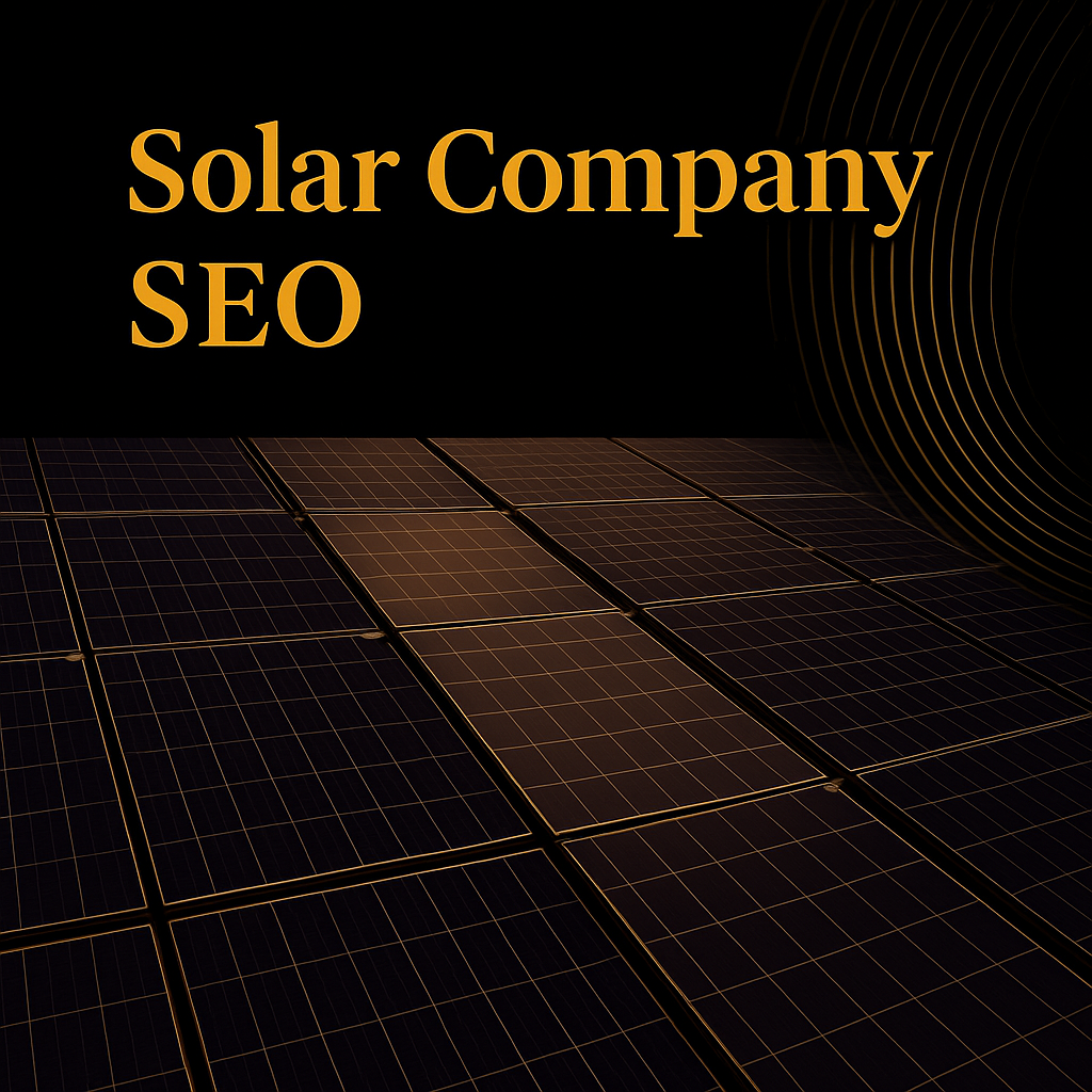 Solar Company SEO