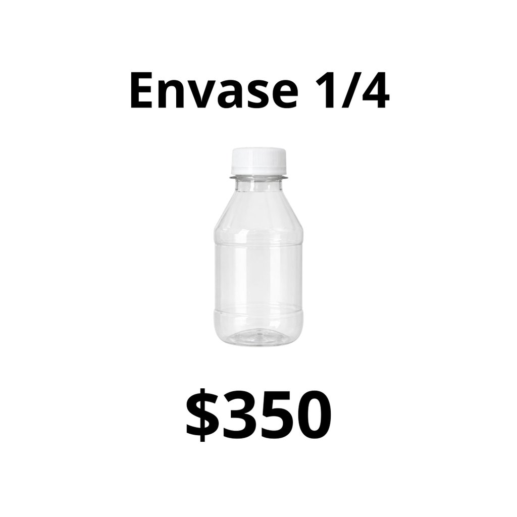 Envase vacío de 1/4 por mayor para revendedores