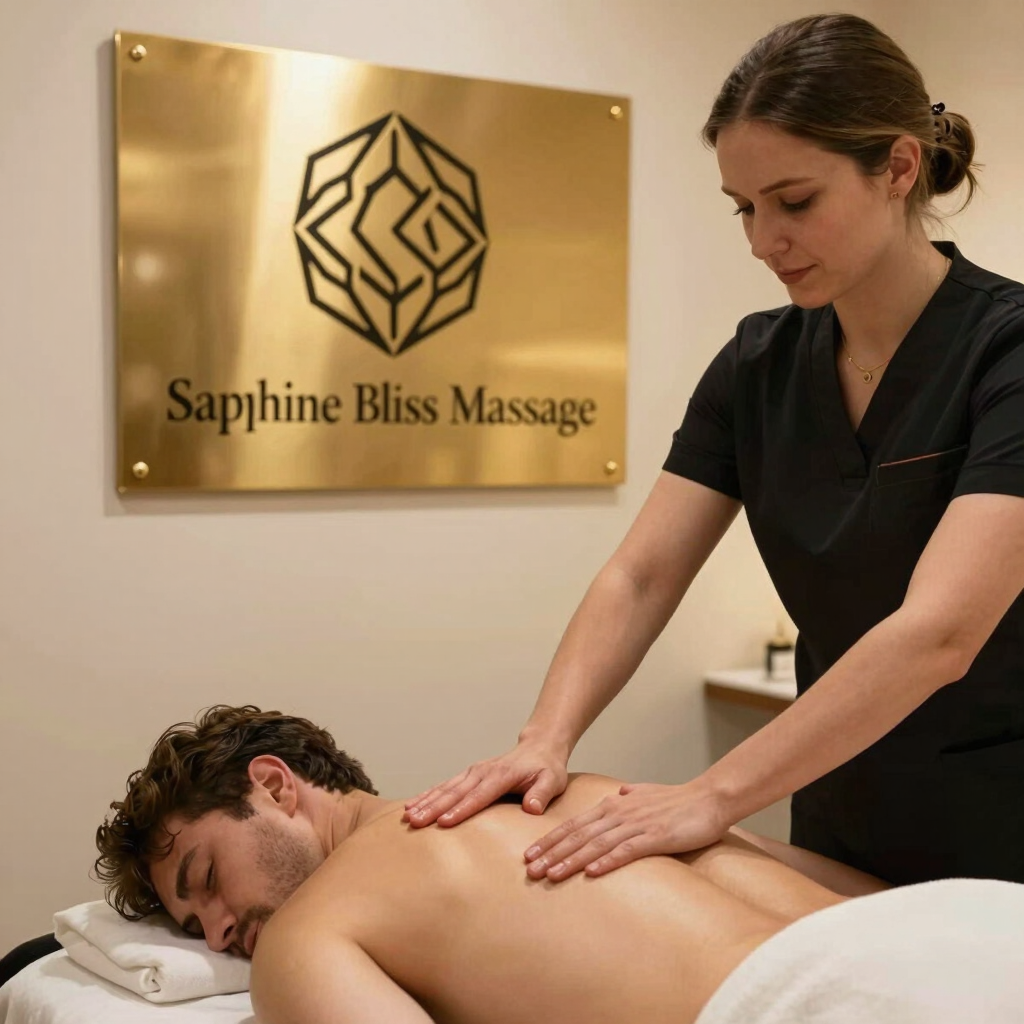 A serene spa setting featuring smooth volcanic stones arranged on a massage table.