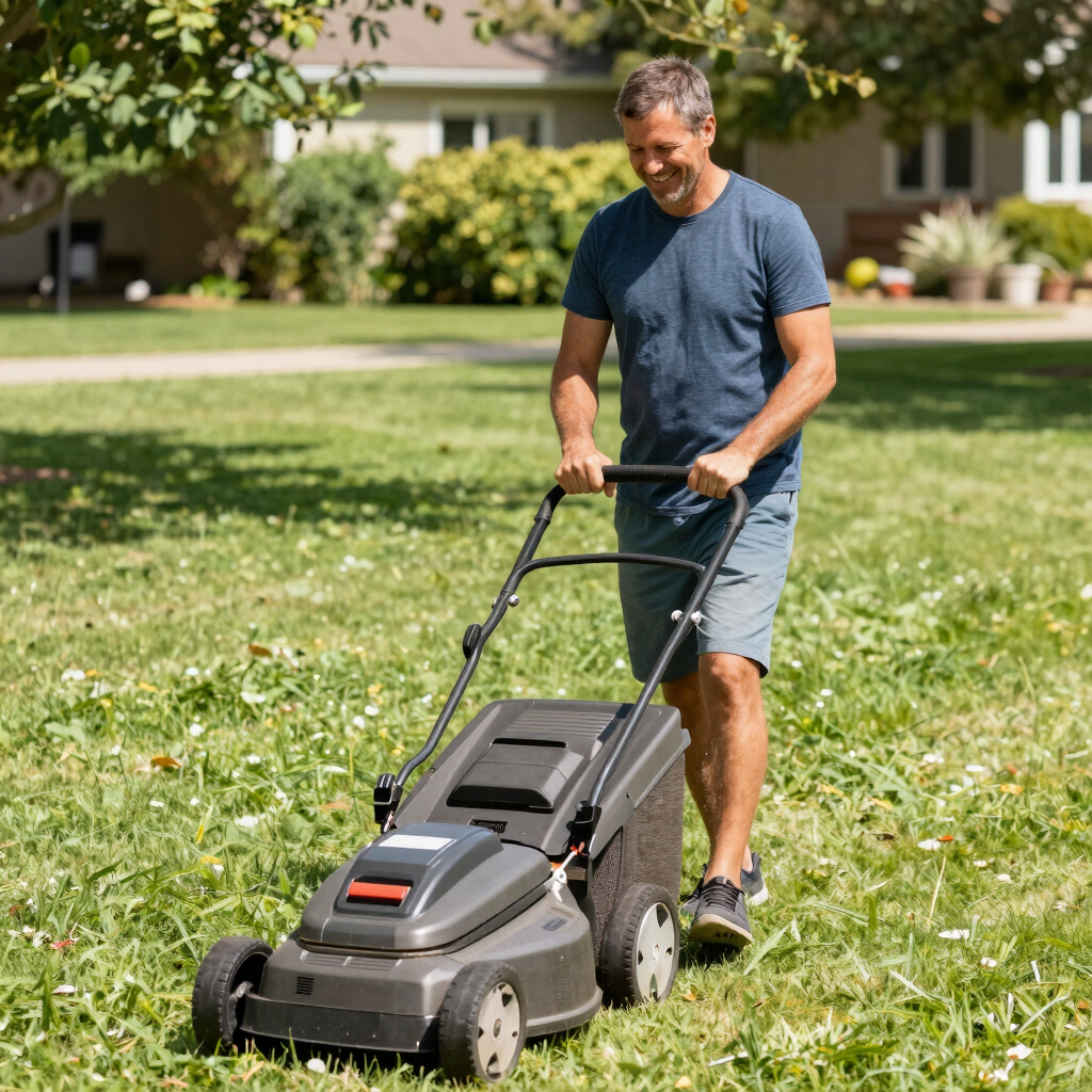 Close-up of a mason laying bricks carefully on a foundation wall.