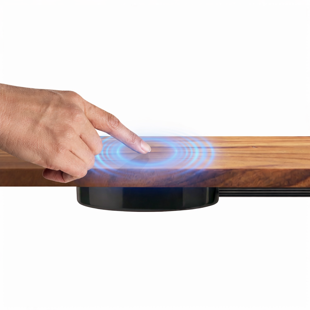 Sensor oculto: tecnología para control de luz a través de superficies.