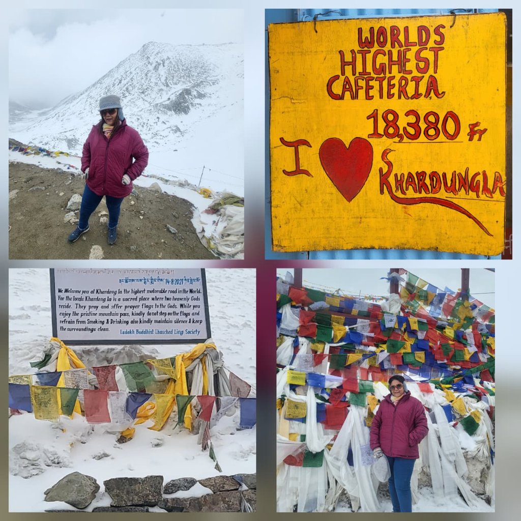 Khardung La is a high-altitude mountain pass in Ladakh, India, situated at 5,359 meters (17,582 feet
