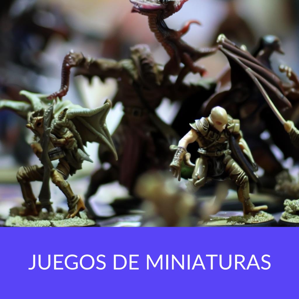 juegos de miniaturas y sets de miniaturas