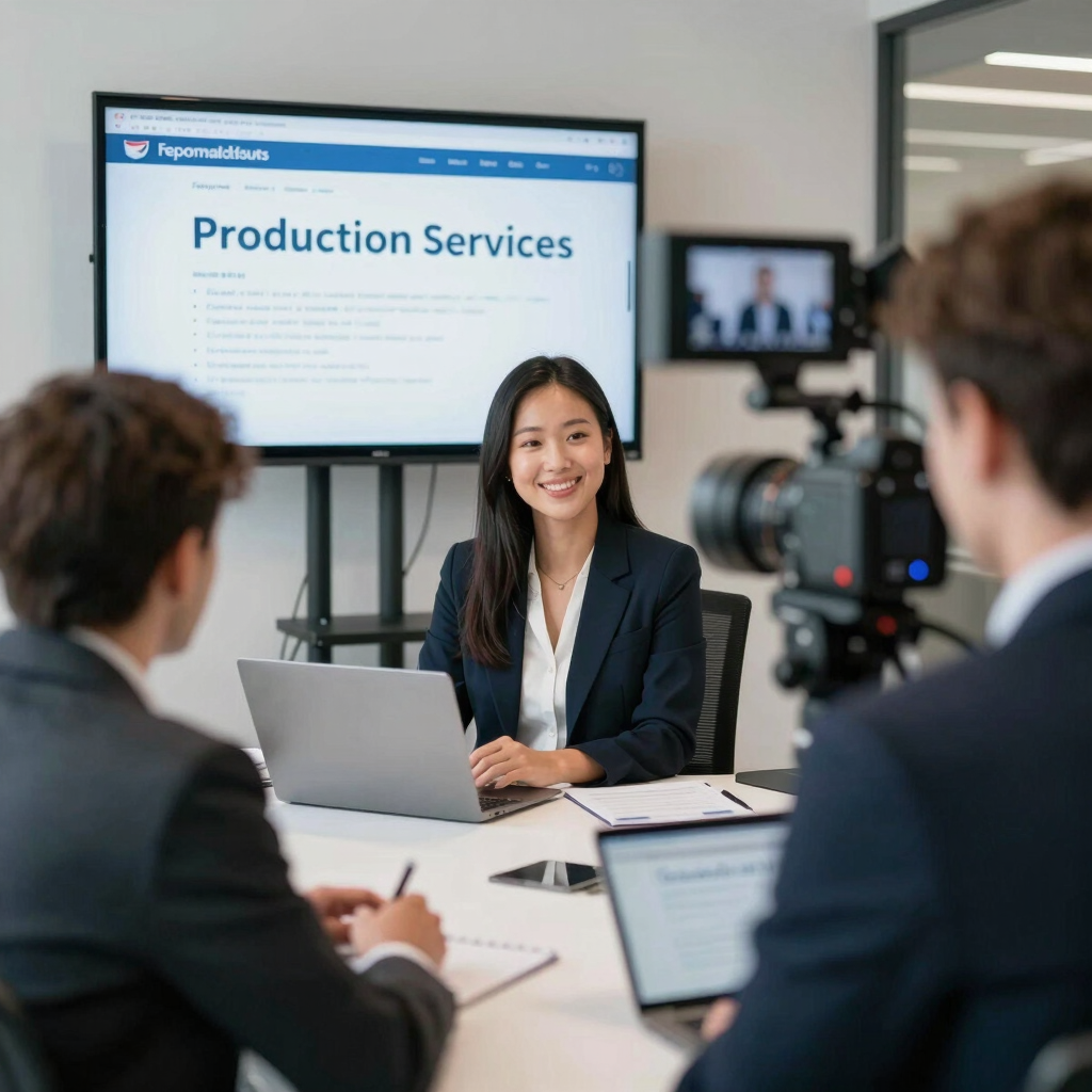 a man holding a camera and a video camera