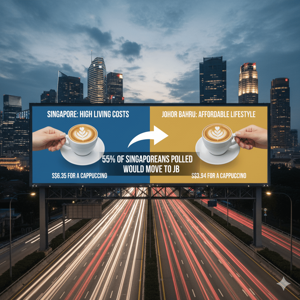 Singaporean living in Johor Bahru while working in Singapore