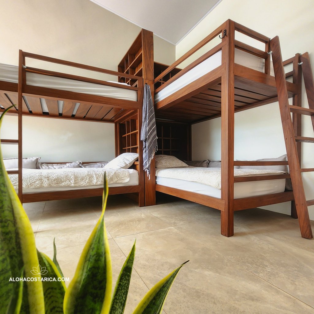 a bunk bed with two bunk beds 