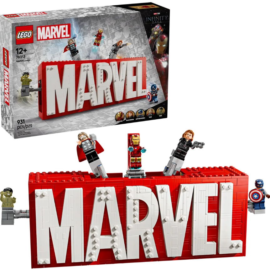 LEGO 76313 MARVEL Logo & Minifigures