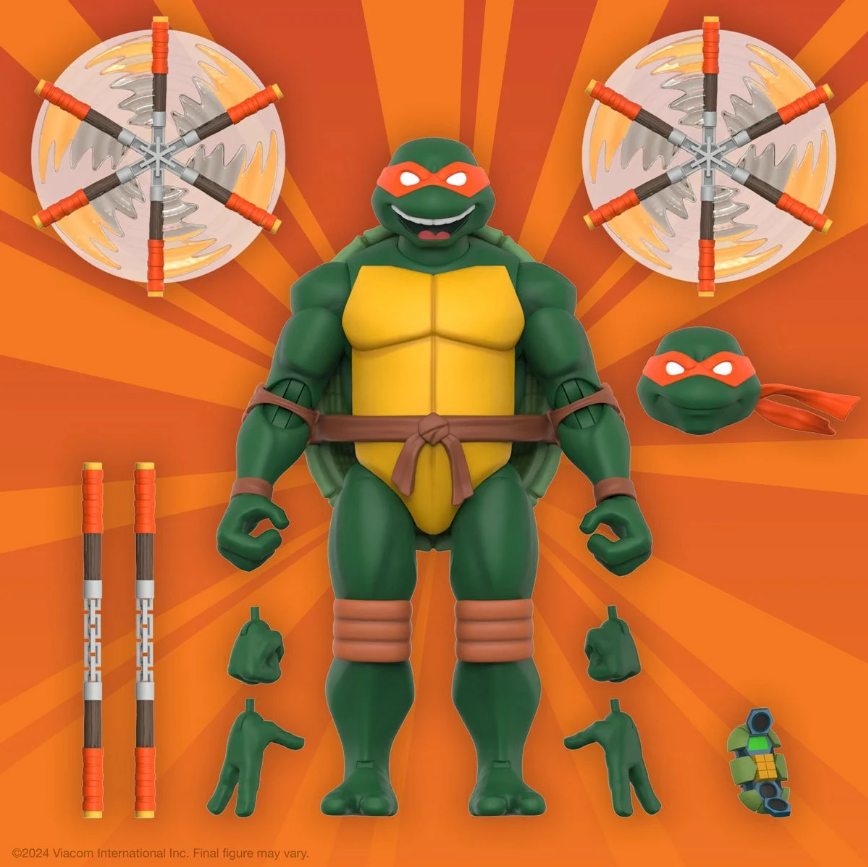 Teenage Mutant Ninja Turtles Ultimates Wave 12 Michelangelo 7-Inch Action Figure