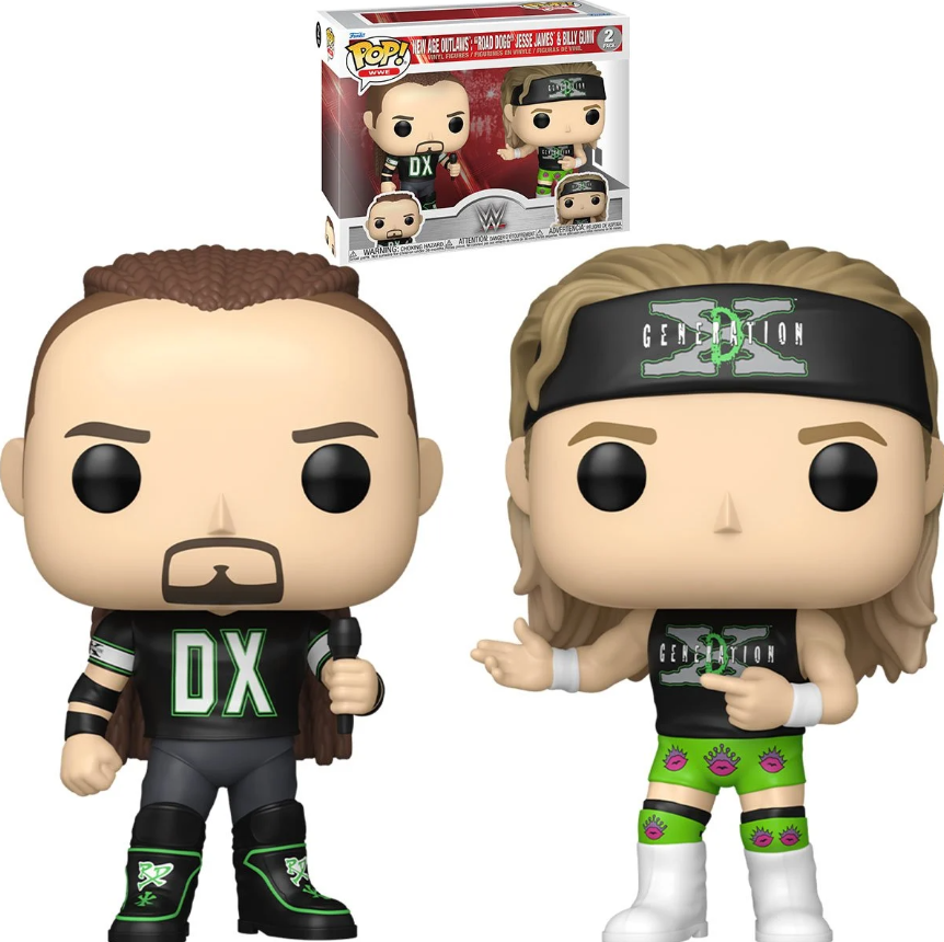 WWE New Age Outlaws: 'Road Dogg' Jesse James & Billy Gunn Funko Pop! Vinyl Figure 2-Pack
