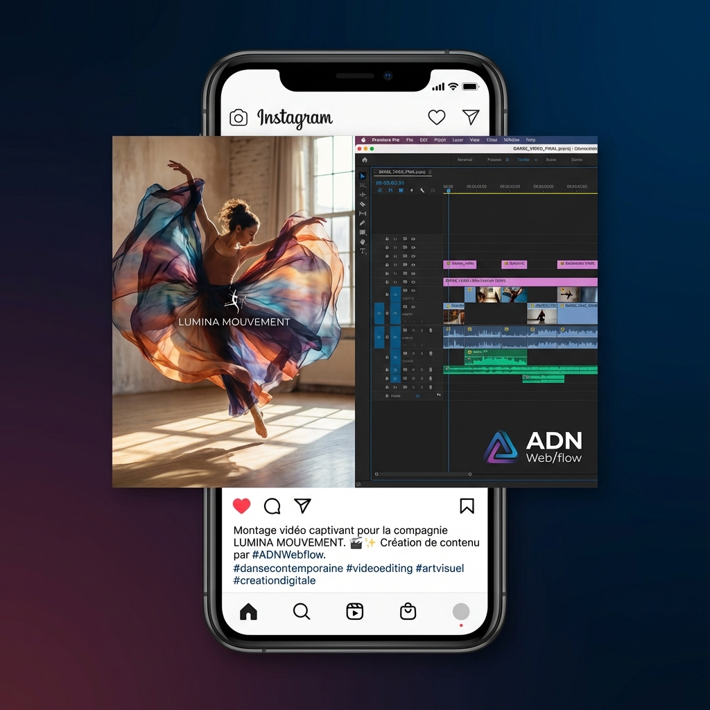 montage vidéo pour une danseuse