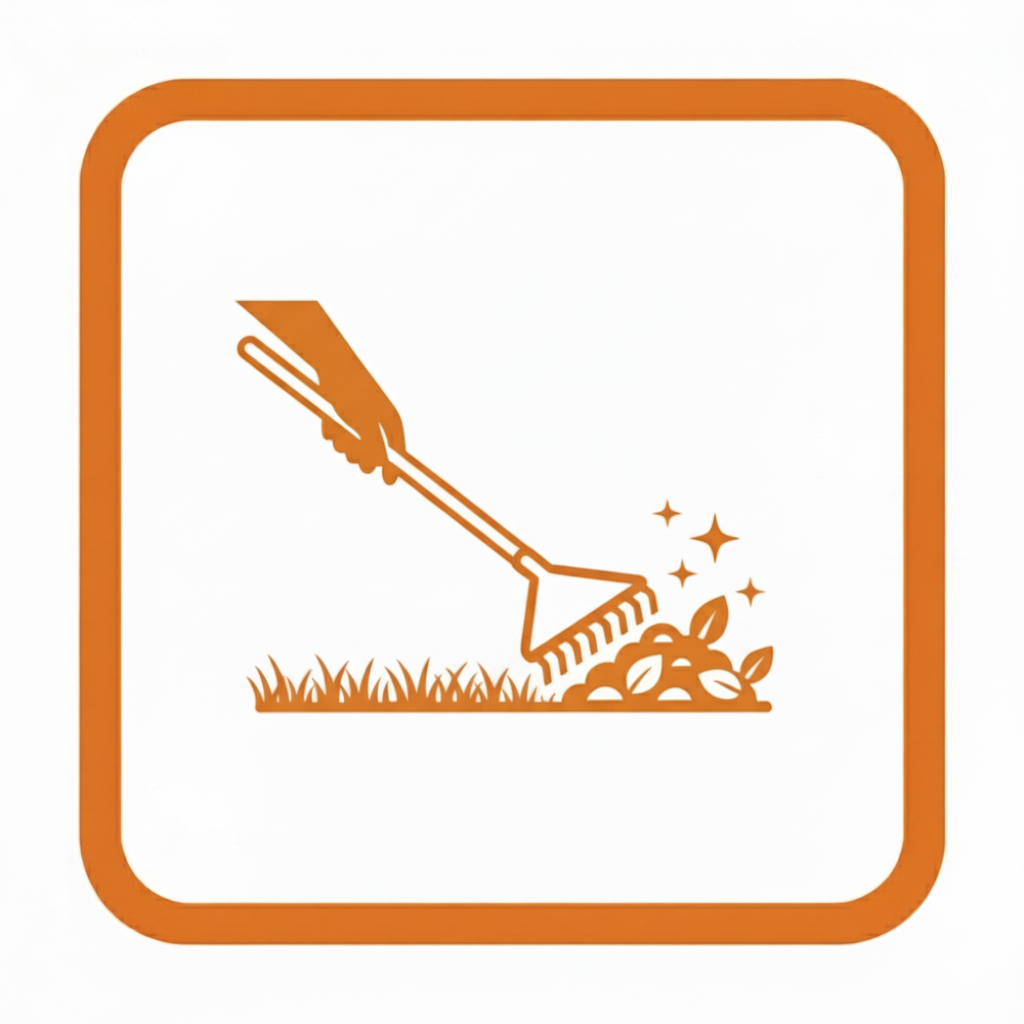 a lawn mowering with a lawnmowering machine