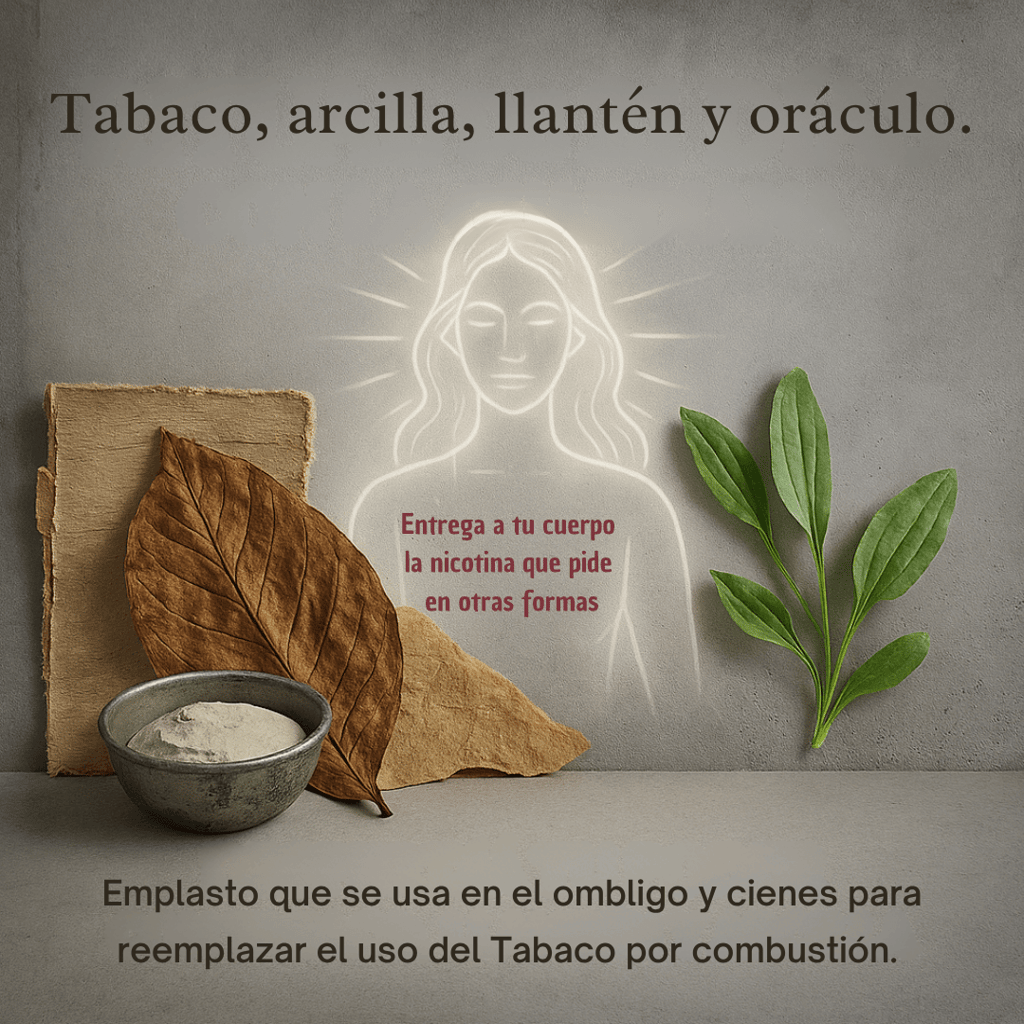 Kit ritual para reducir consumo en 21 días, tabaco, arcilla y llantén