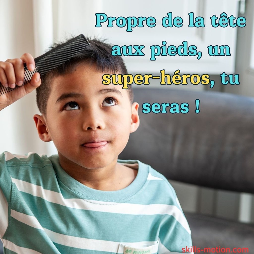 slogan affiche hygiene corporelle enfant