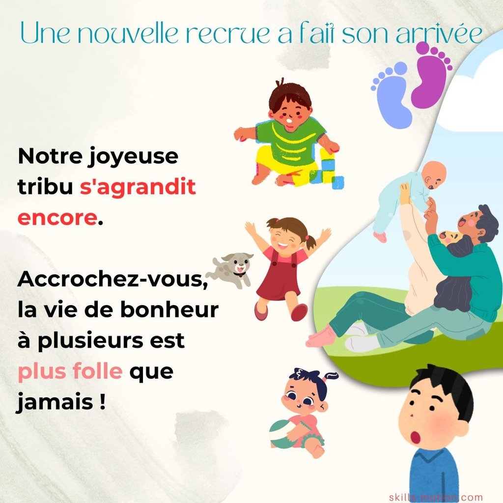 annonce de naissance humour famille nombreuse