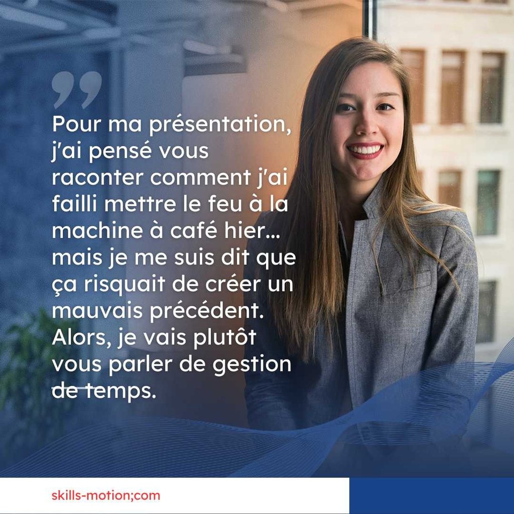 Exemple de texte original pour se présenter avec une anecdote amusante