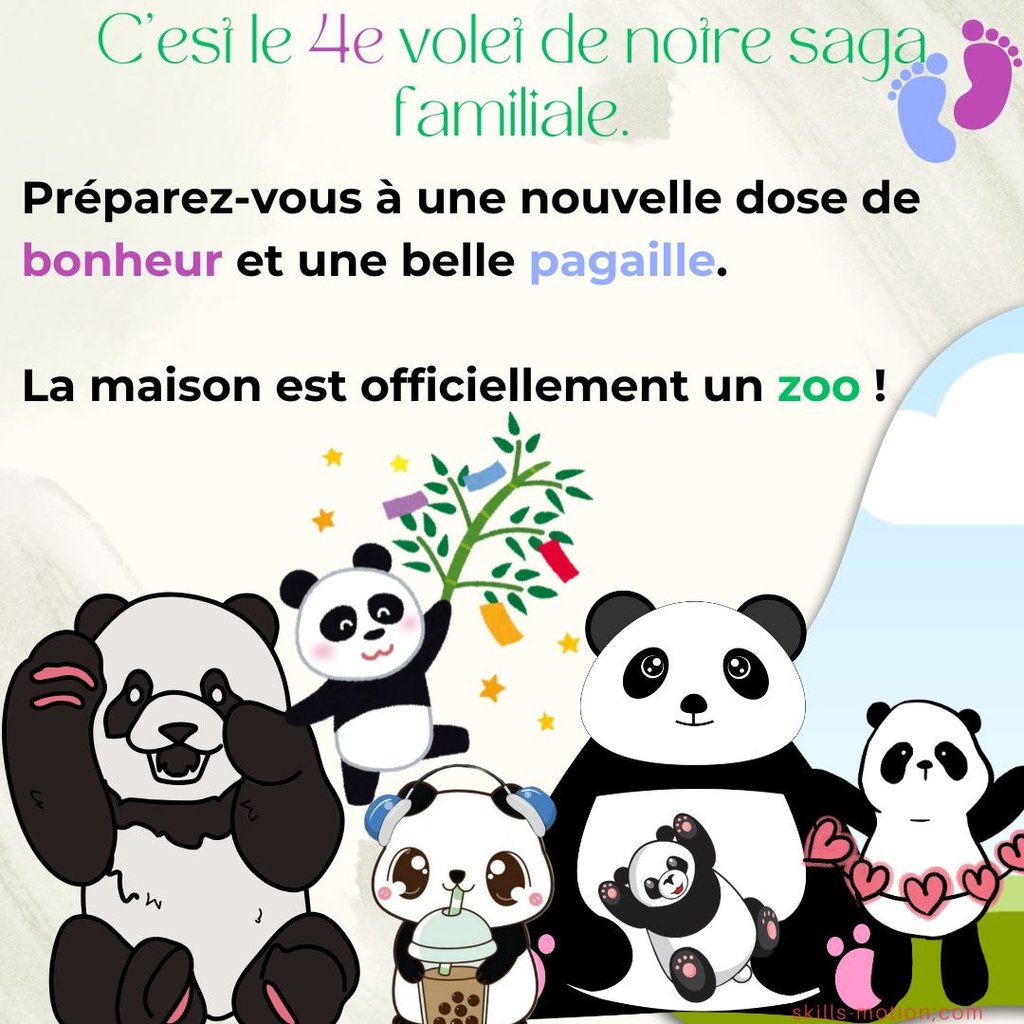 faire-part de naissance du 4e bebe humour