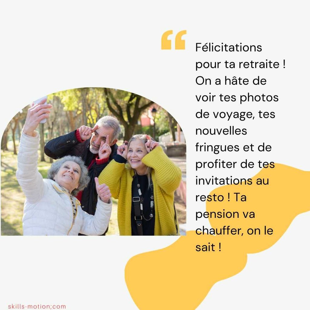 idee de texte pour souhaiter une bonne retraite humour pension