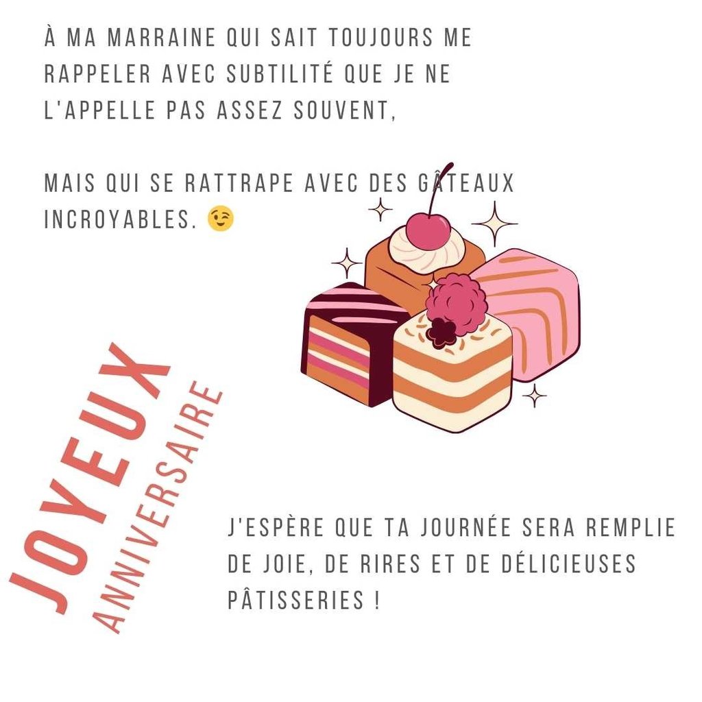 image de joyeux anniversaire marraine avec humour
