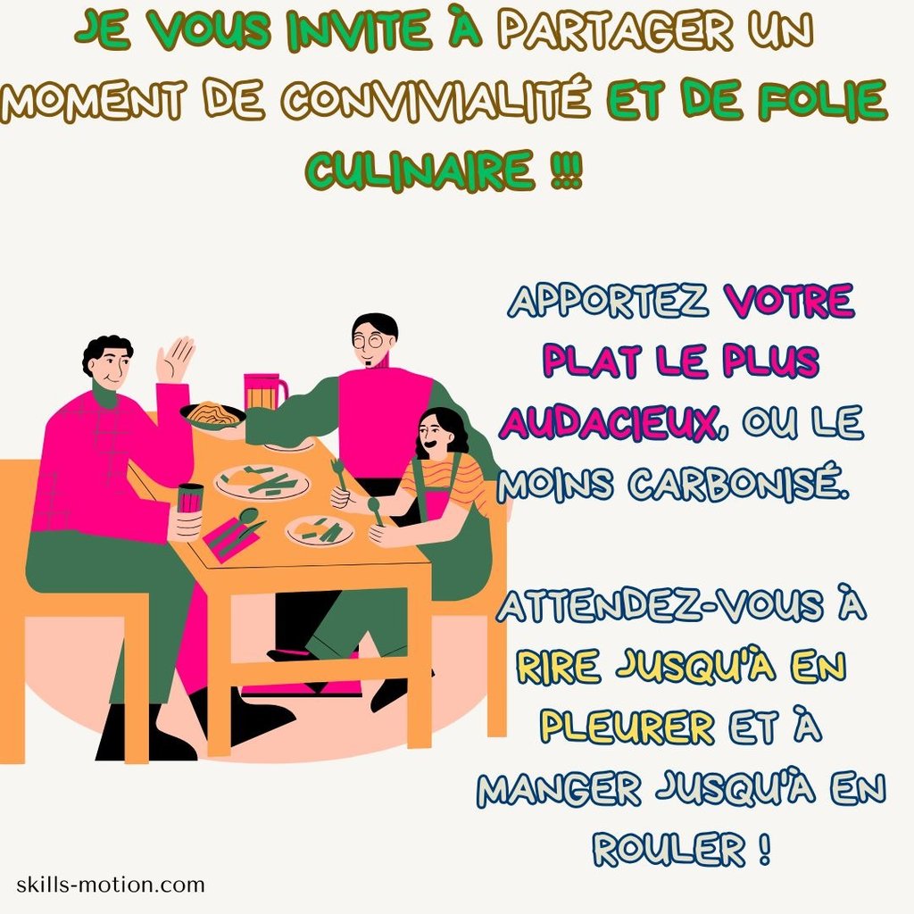 image je vous invite a partager un moment de convivialite