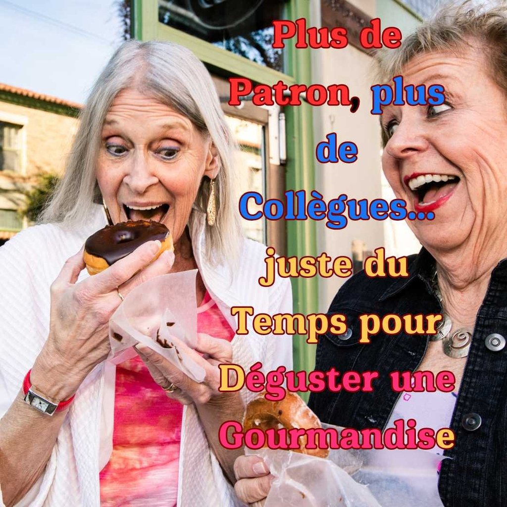 photo humoristique retraite femme