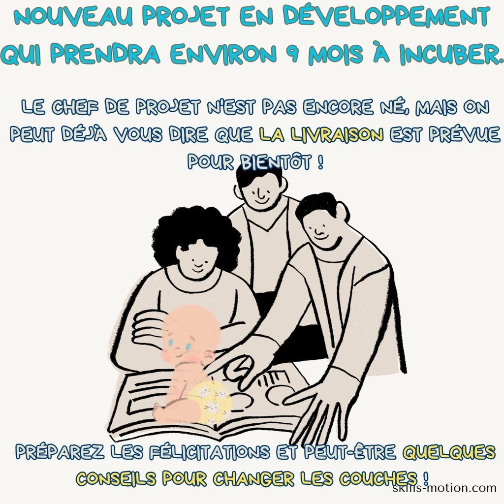 photo humour annonce grossesse collegue