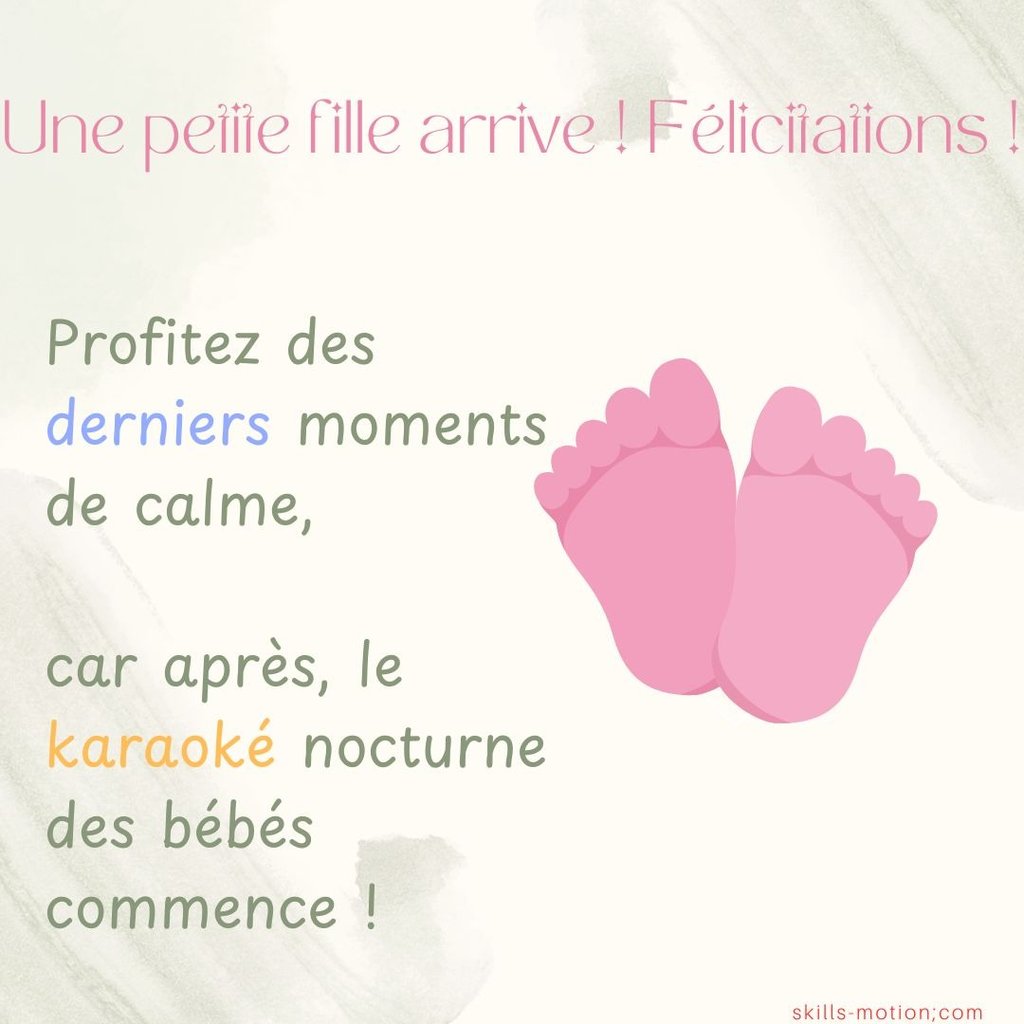 photot felicitation parents grossesse bebe fille